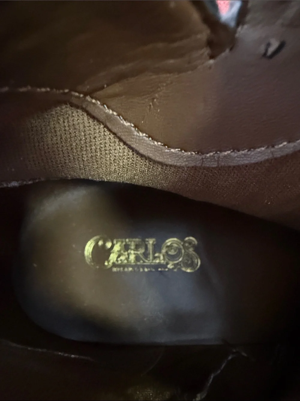 Carlos Santana Brown Suede Embroidered Western Ankle Boots - Women
